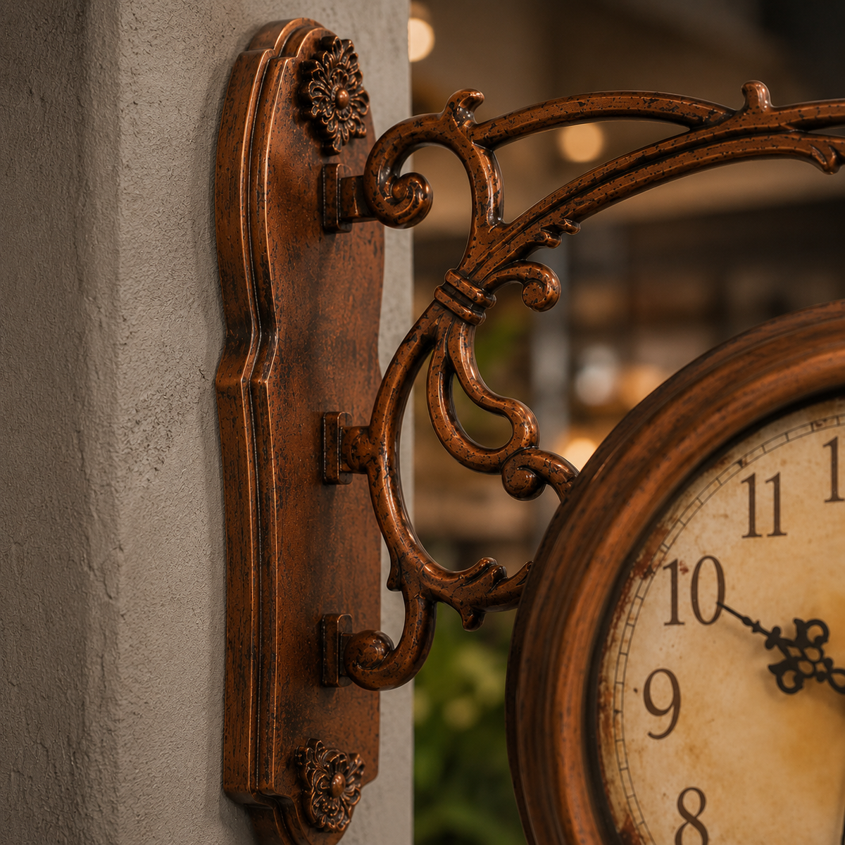 Horloge de gare murale