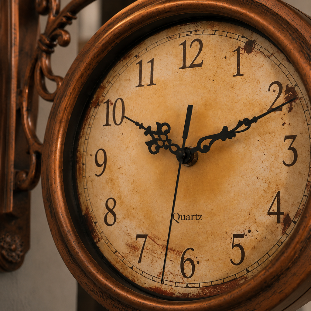 Horloge de gare murale