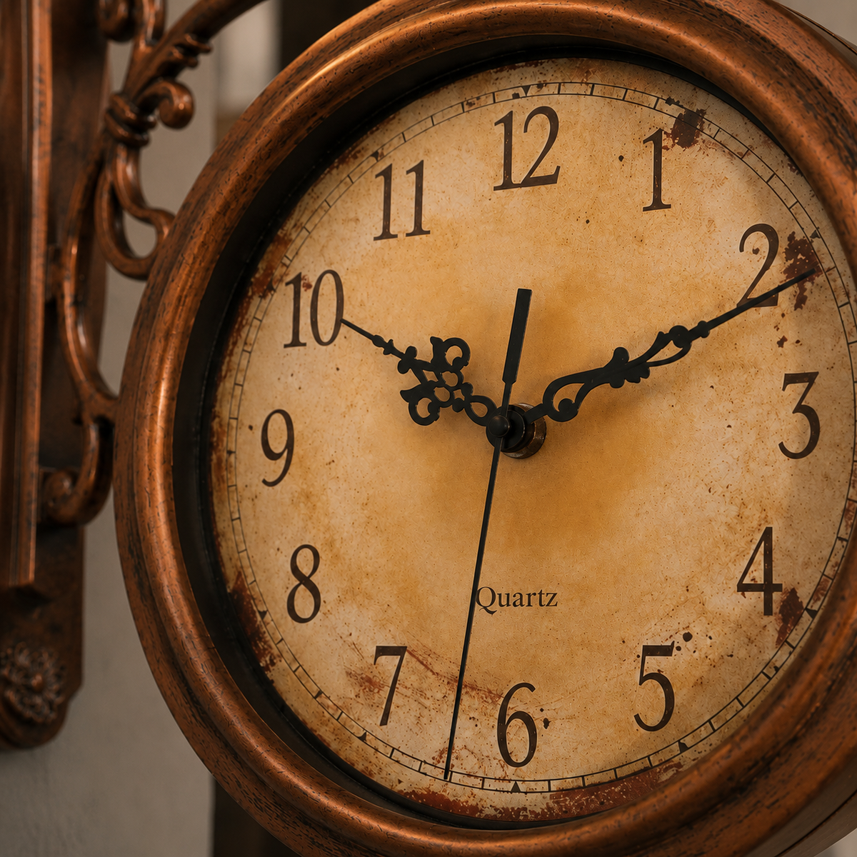 Horloge de gare murale