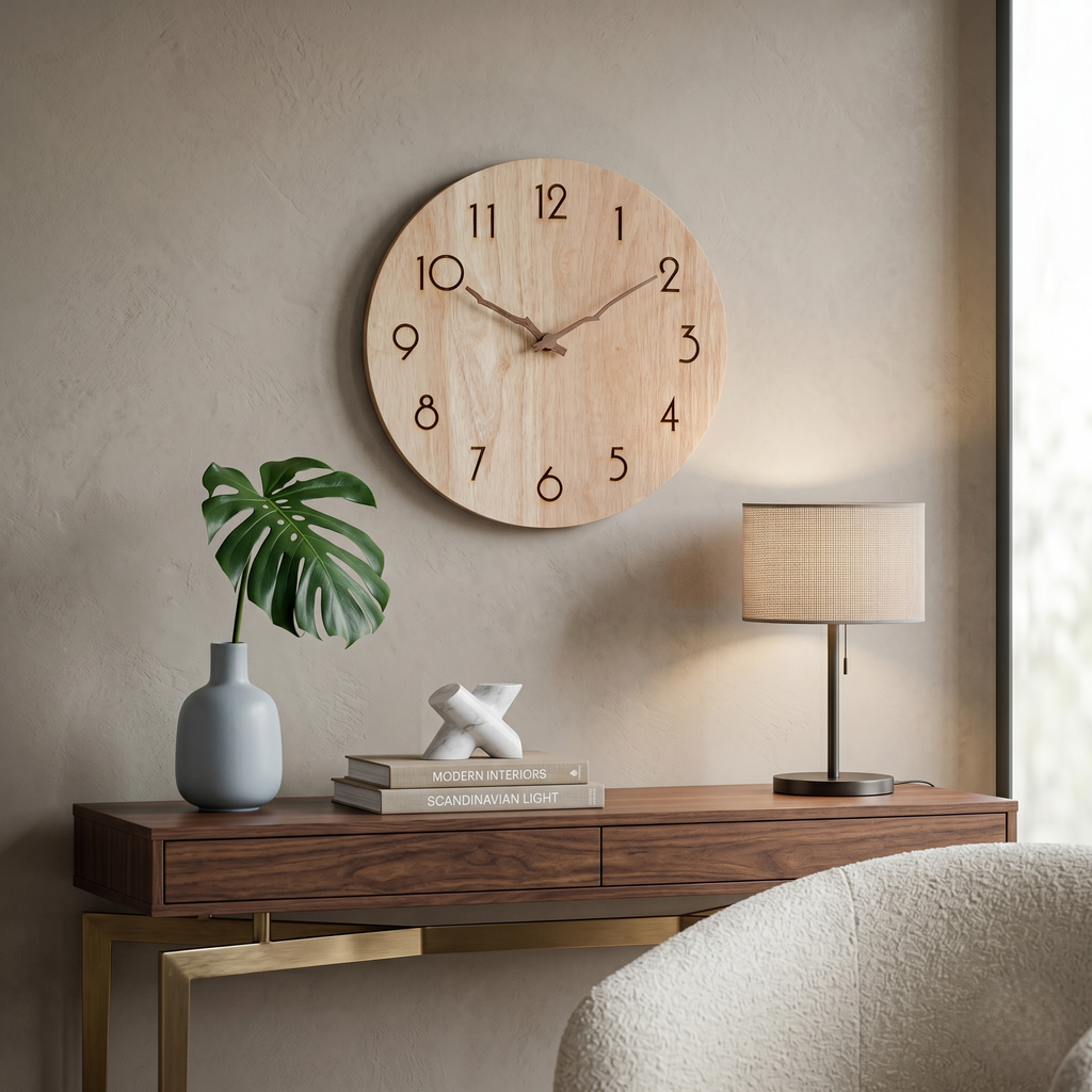 Horloge design scandinave