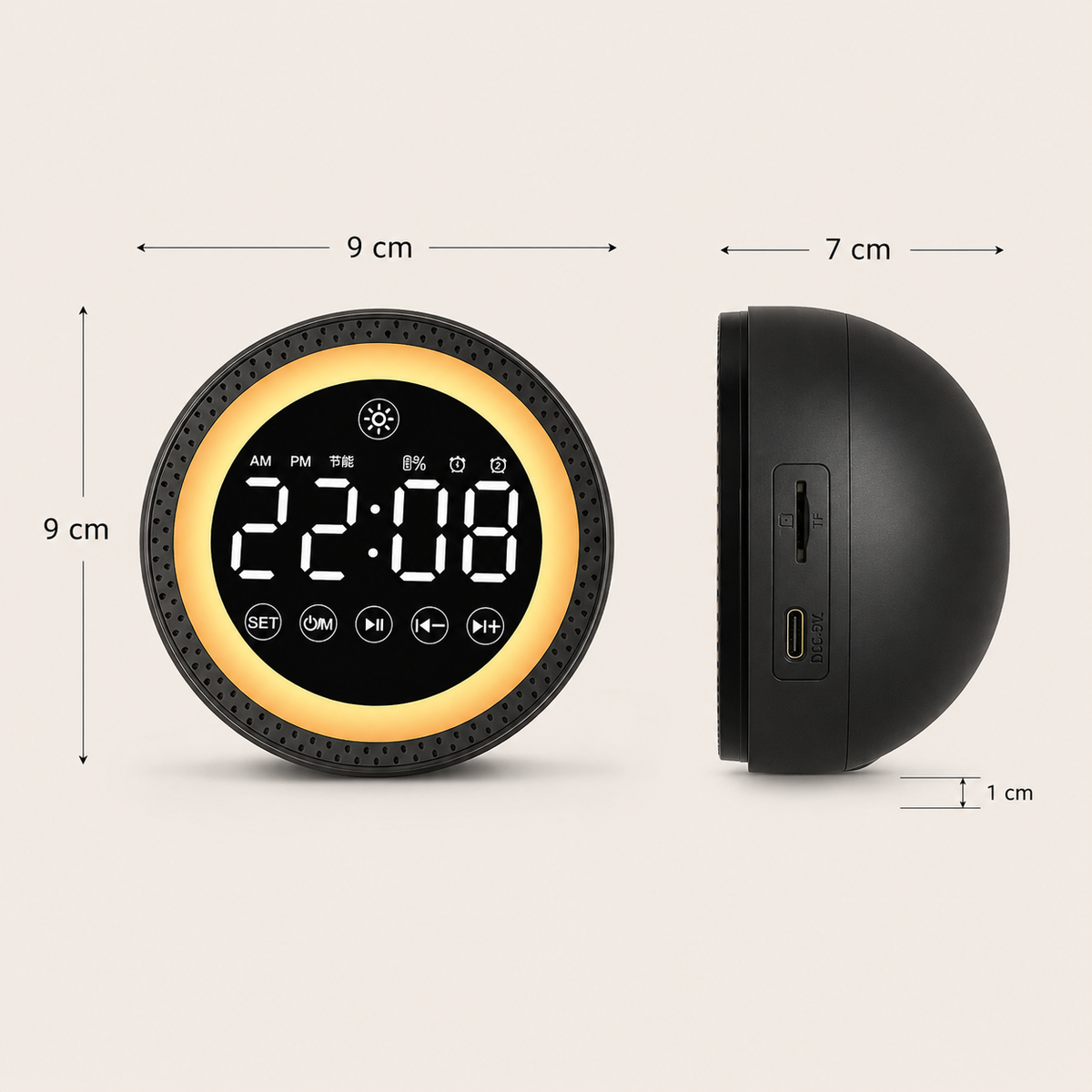 Horloge de table digitale