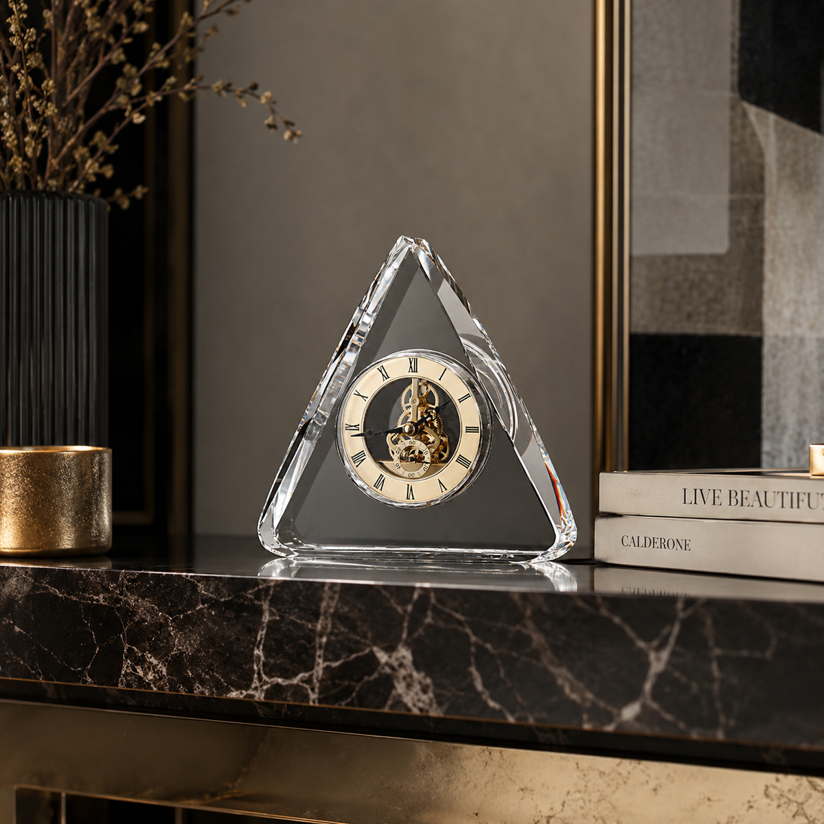 Horloge de table luxe