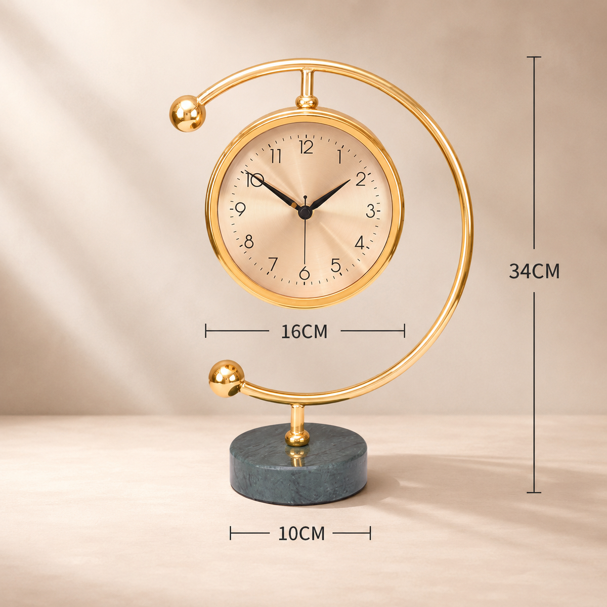 Horloge de table luxe