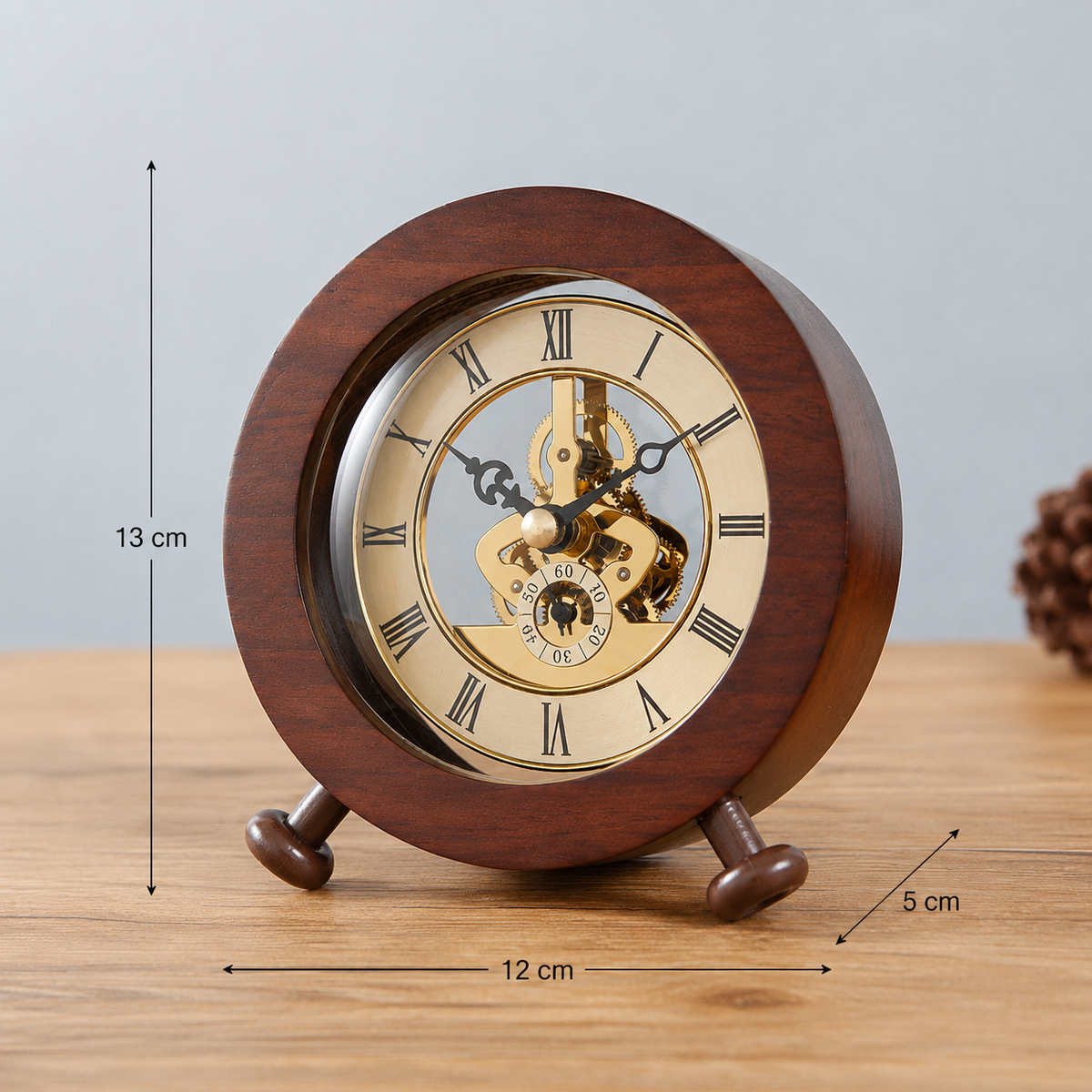 Horloge de table mécanique