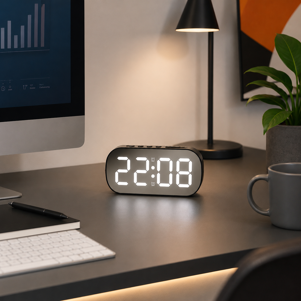 Horloge de table numérique