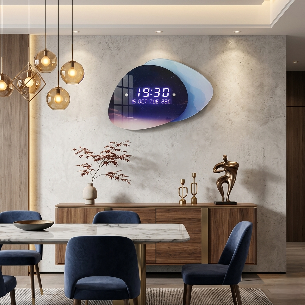 Horloge digitale originale ciel
