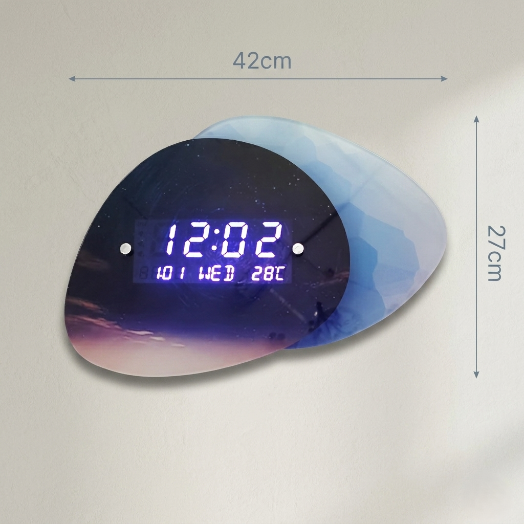 Horloge digitale originale ciel