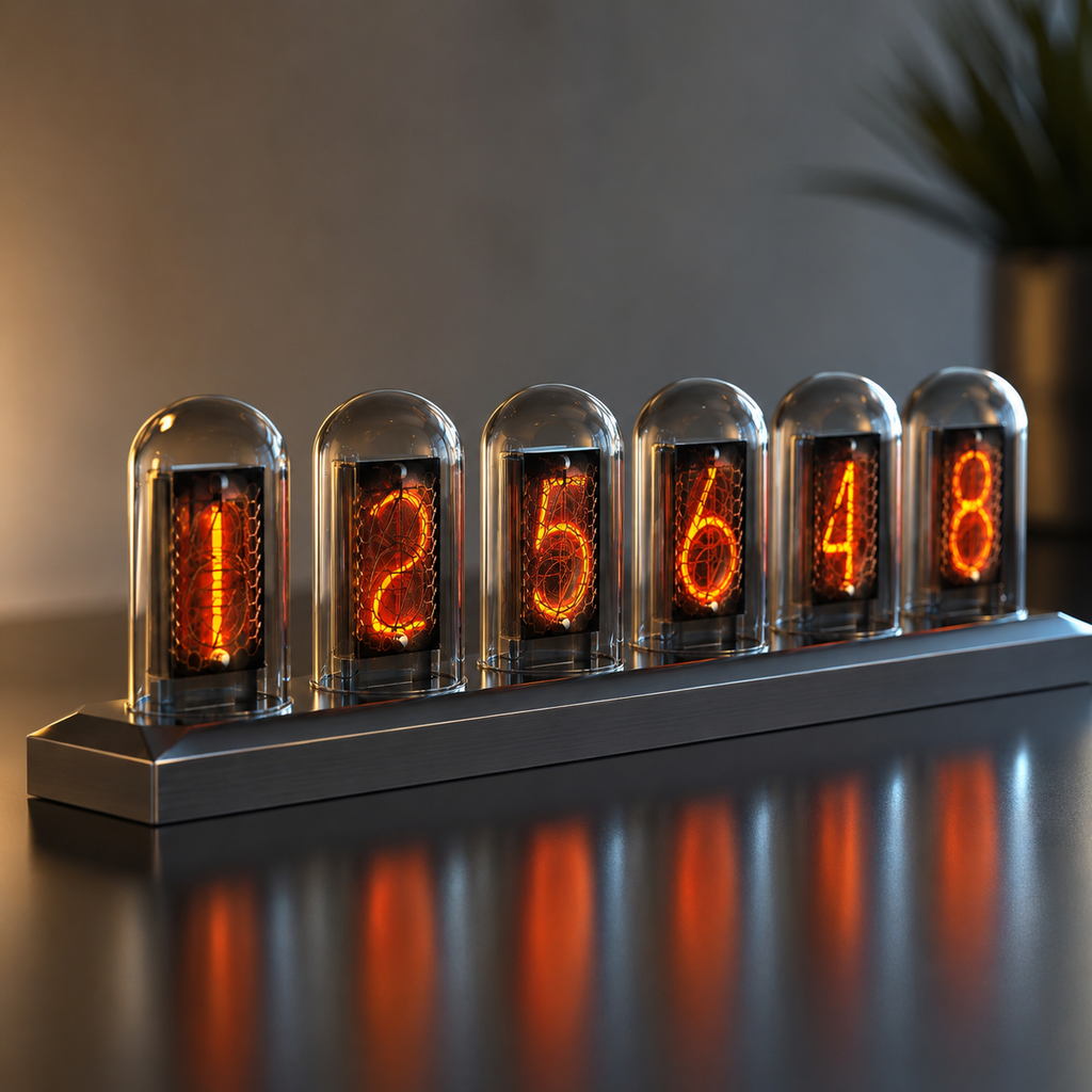 Horloge digitale steampunk