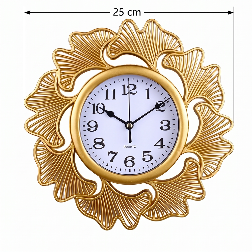 Horloge dorée vintage