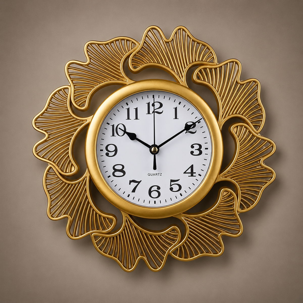Horloge dorée vintage
