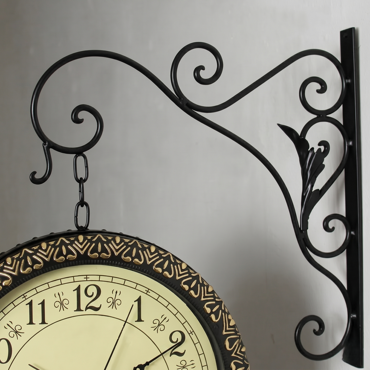 Horloge double face ancienne