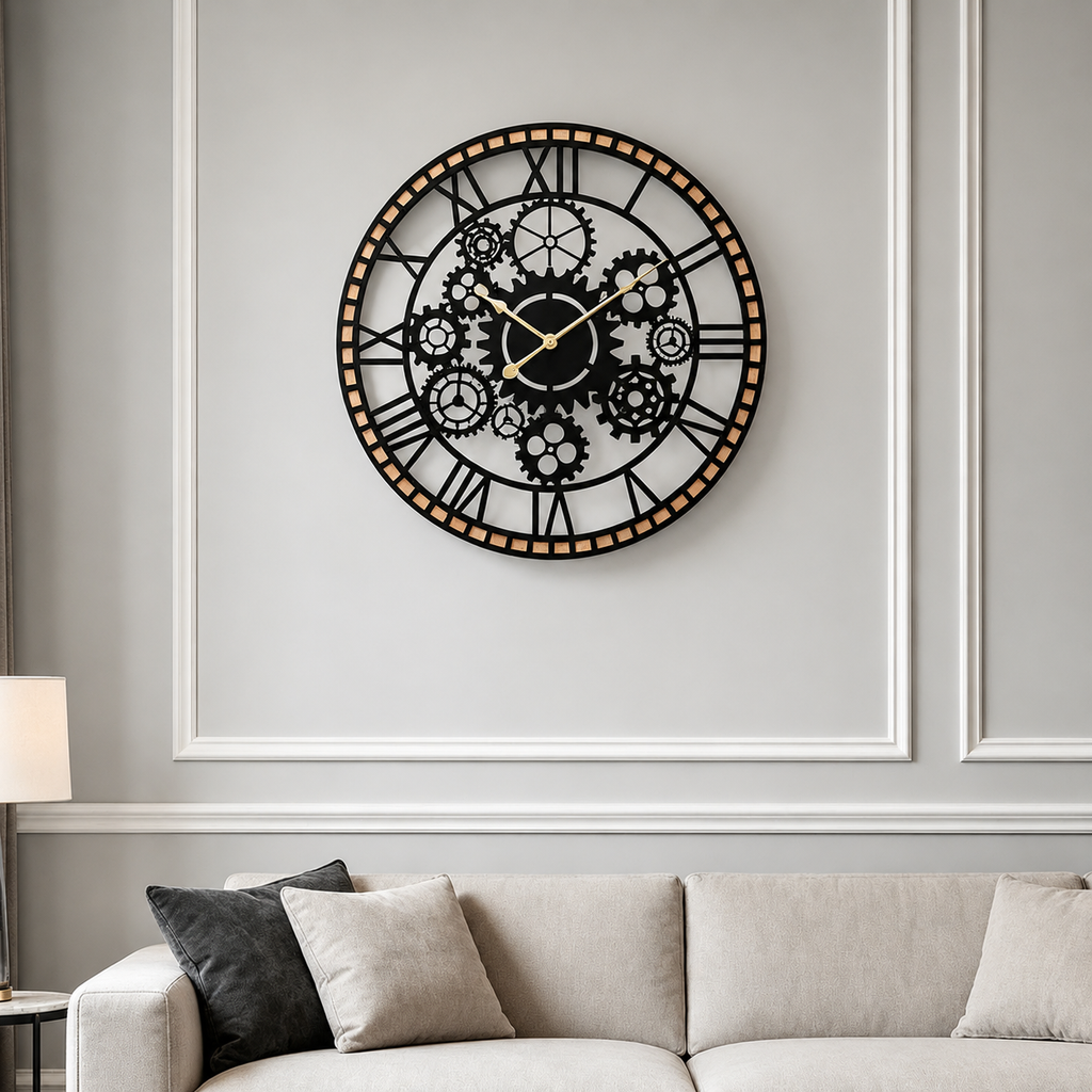 Horloge engrenage design