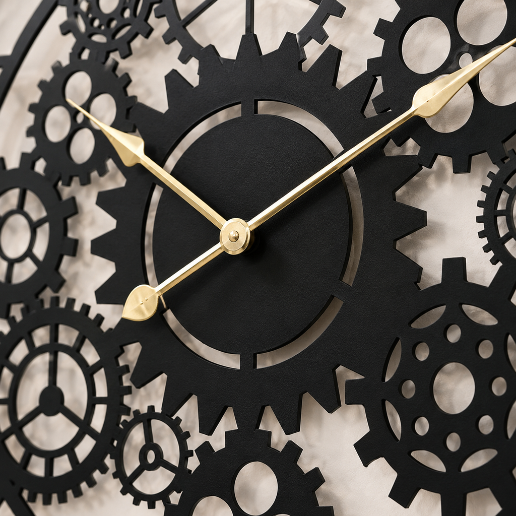 Horloge engrenage design