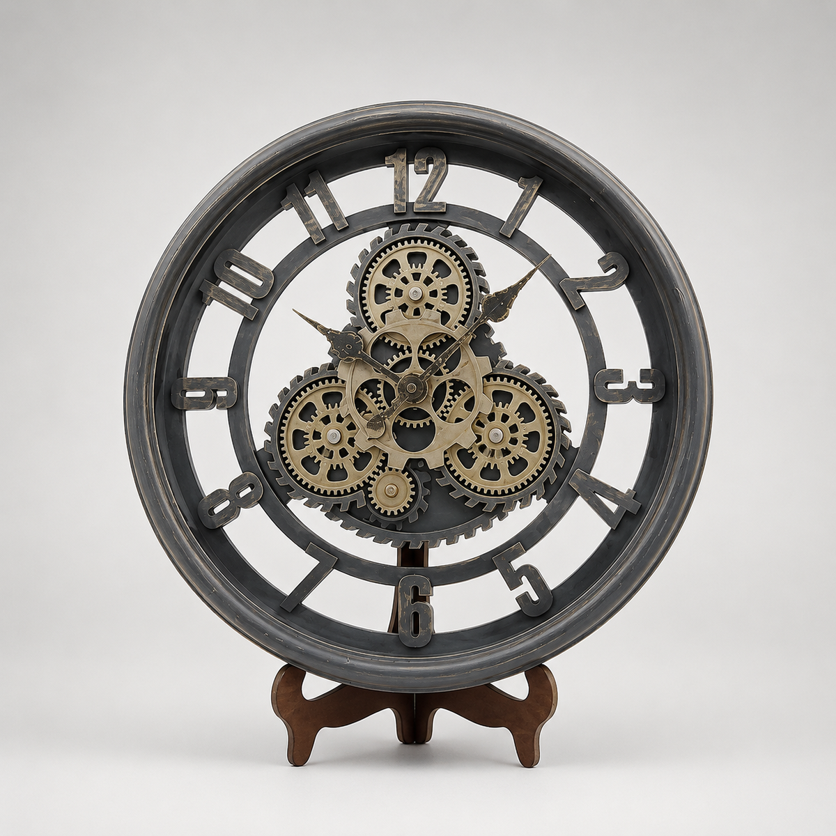 Horloge engrenage industriel