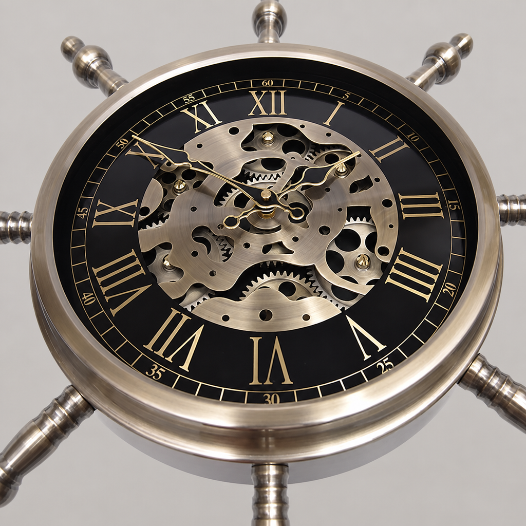 Horloge engrenage nautique