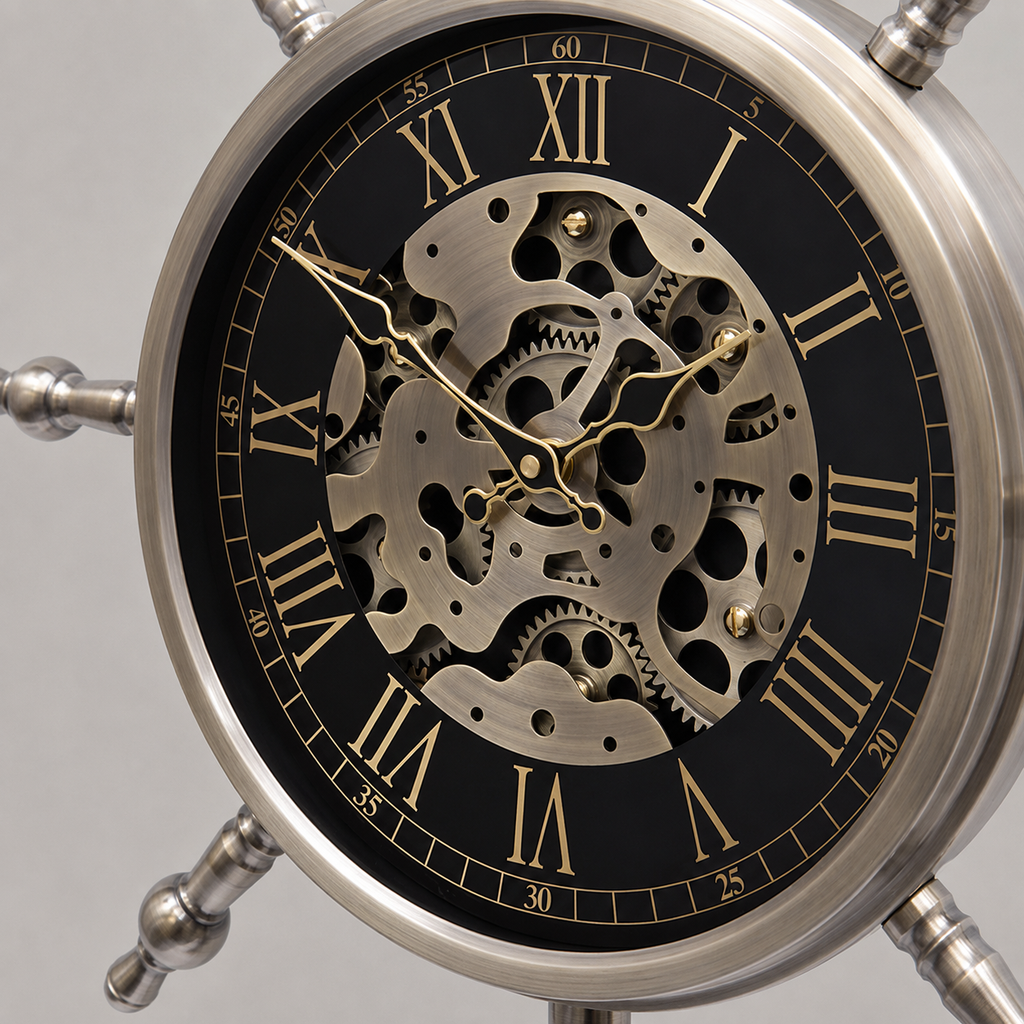 Horloge engrenage nautique