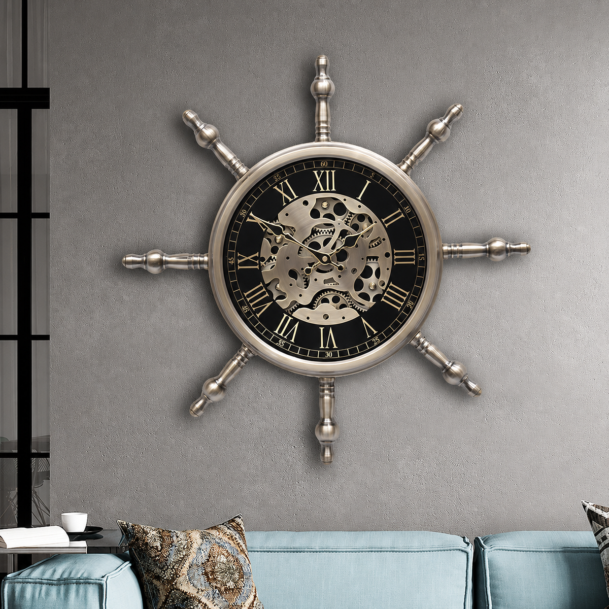 Horloge engrenage nautique