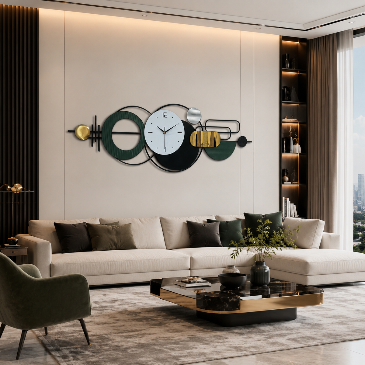 Horloge géante moderne