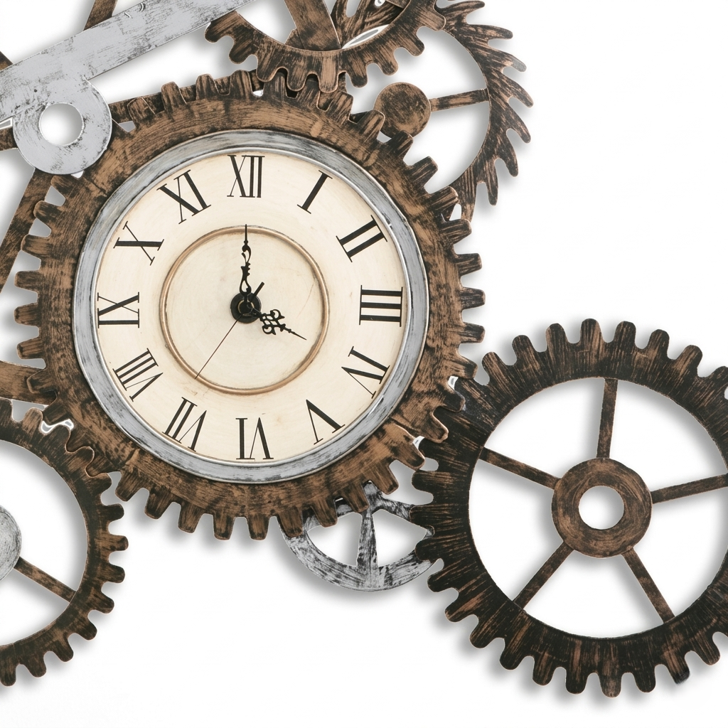 Horloge géante steampunk
