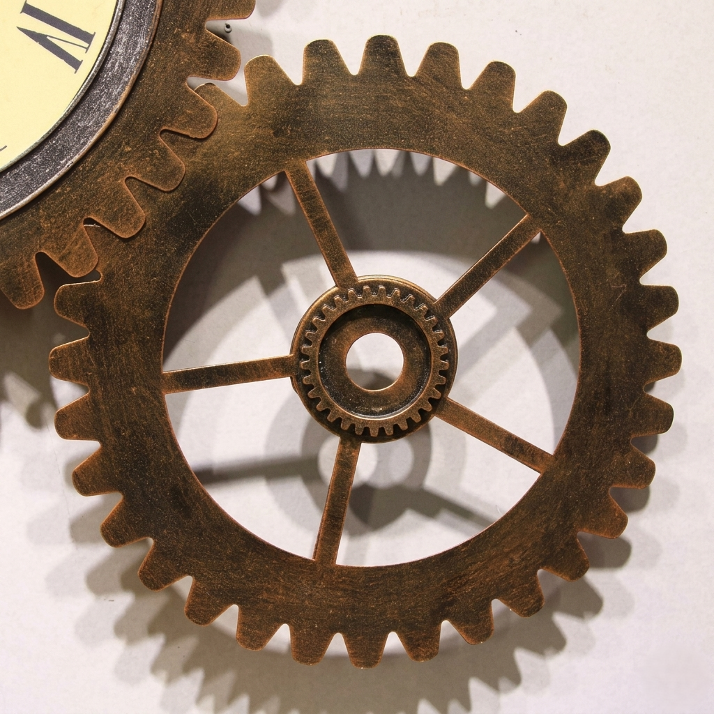Horloge géante steampunk