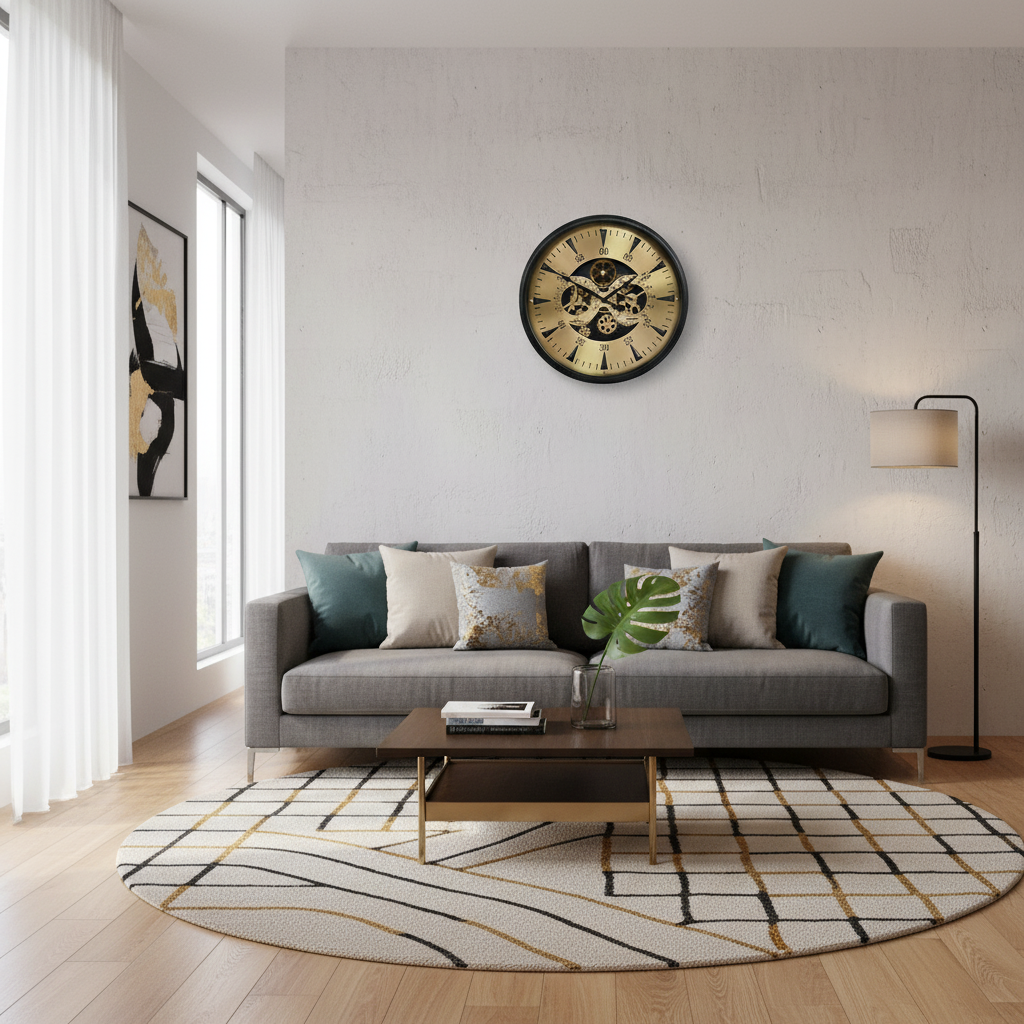 Horloge industrielle originale