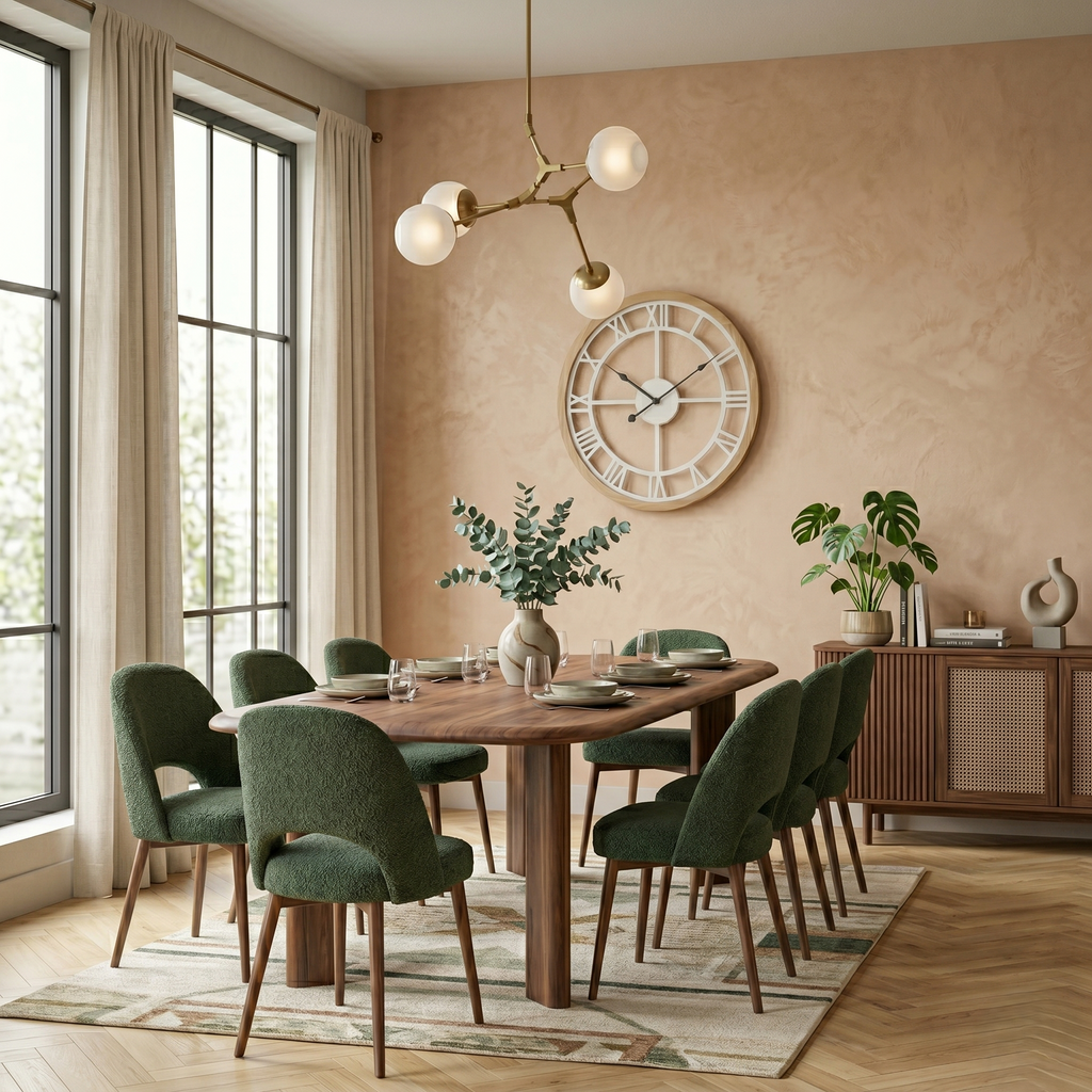 Horloge industrielle scandinave
