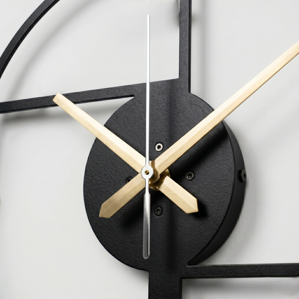 Horloge moderne industrielle silencieuse