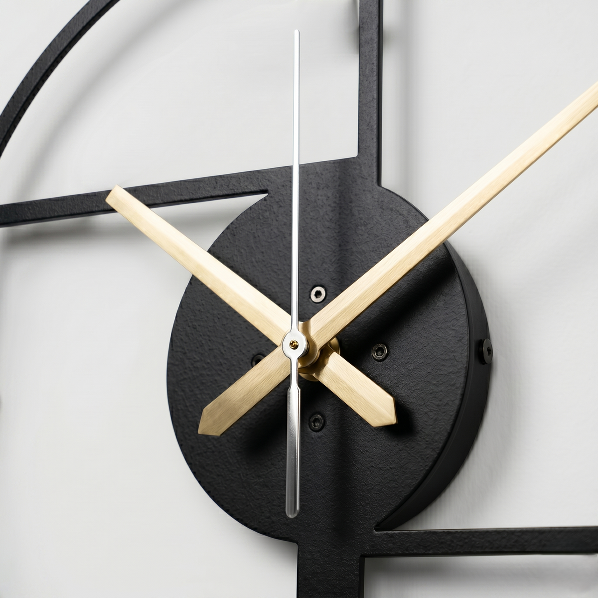Horloge moderne industrielle silencieuse