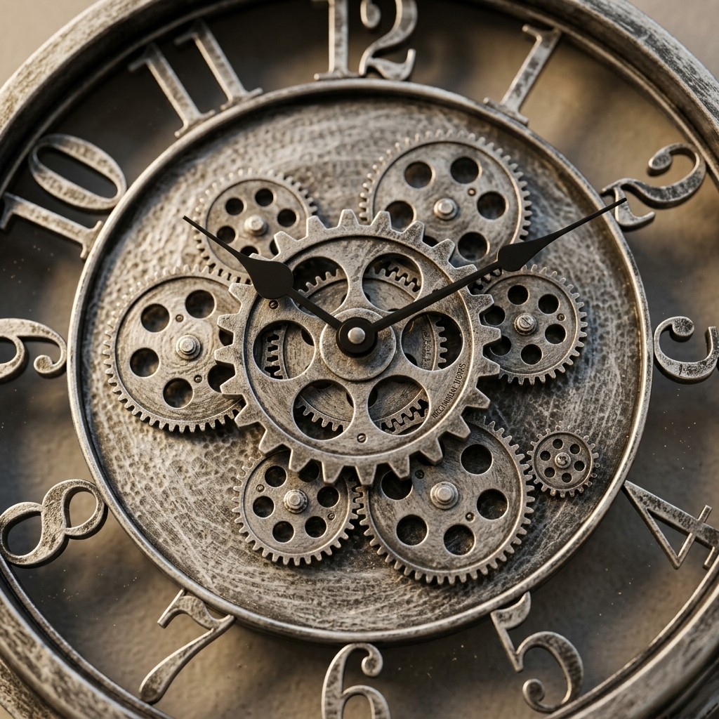 Horloge industrielle vintage