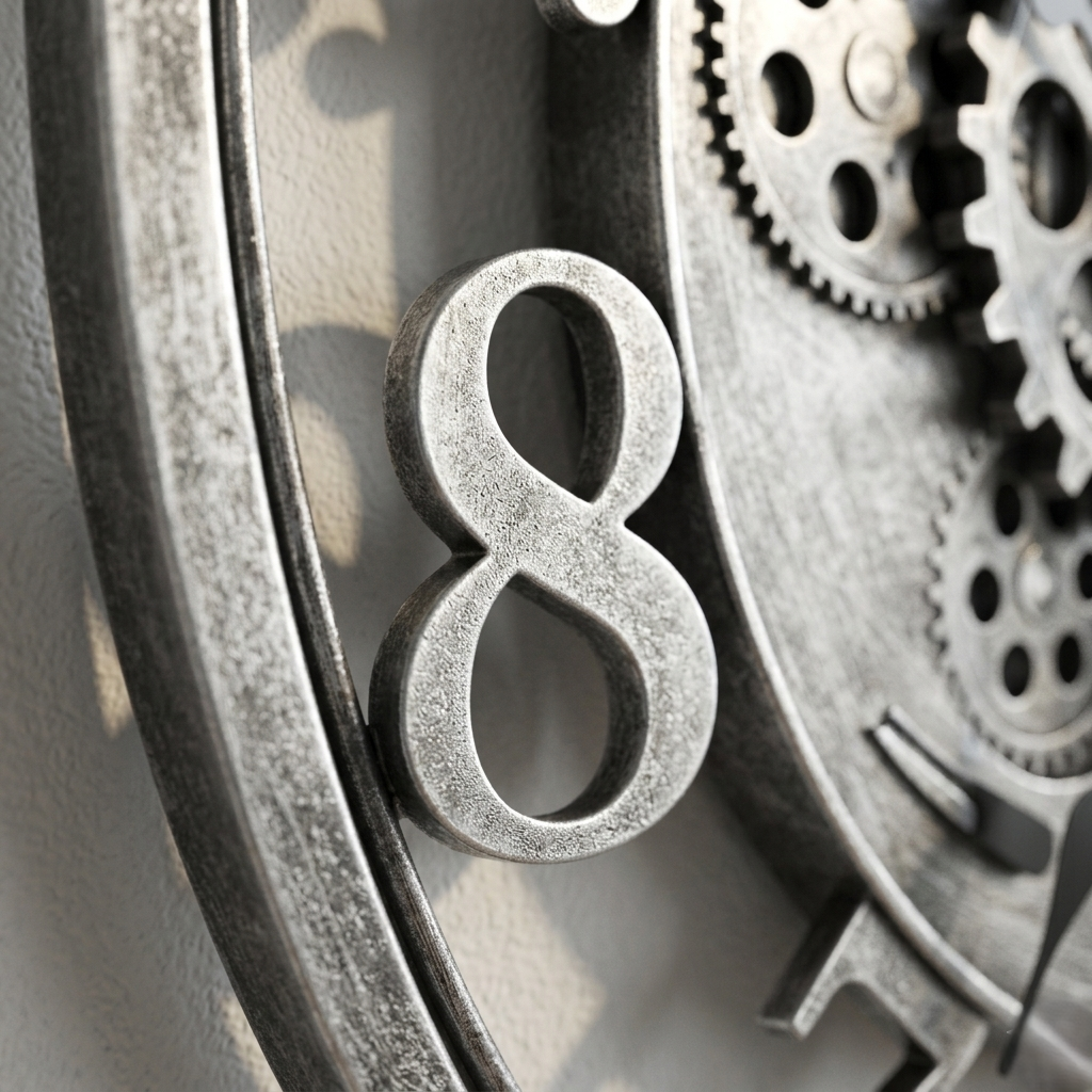 Horloge industrielle vintage