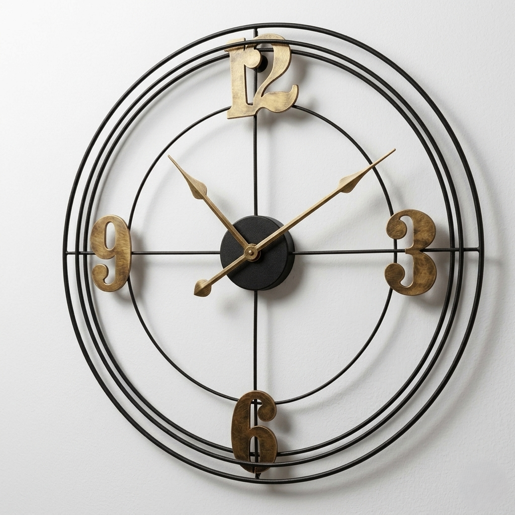 Horloge industrielle xxl