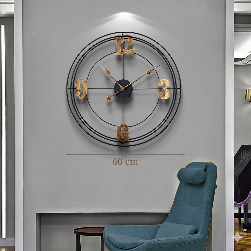 Horloge industrielle xxl