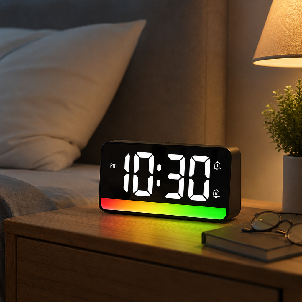Horloge lumineuse à poser
