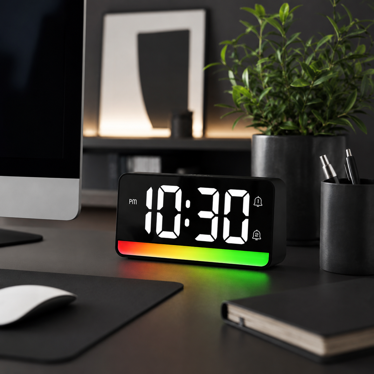 Horloge lumineuse à poser