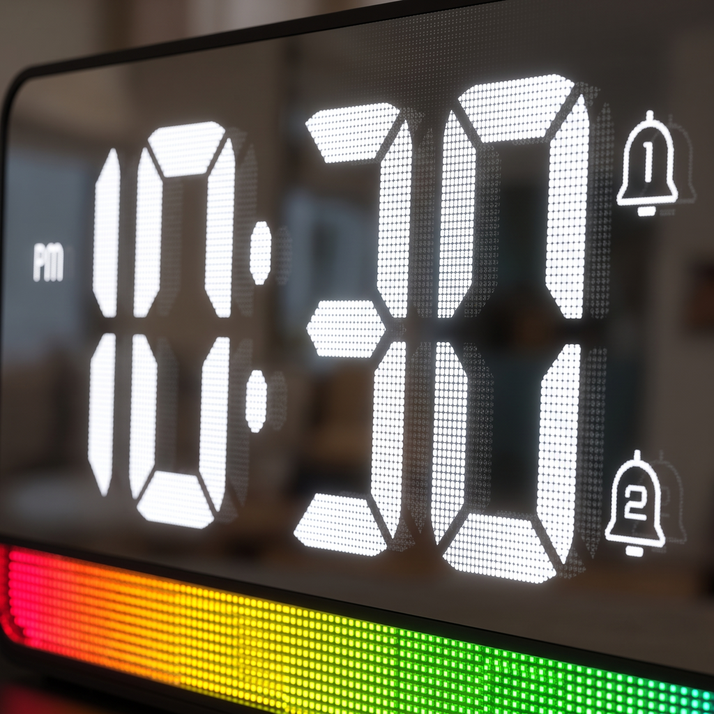 Horloge lumineuse à poser