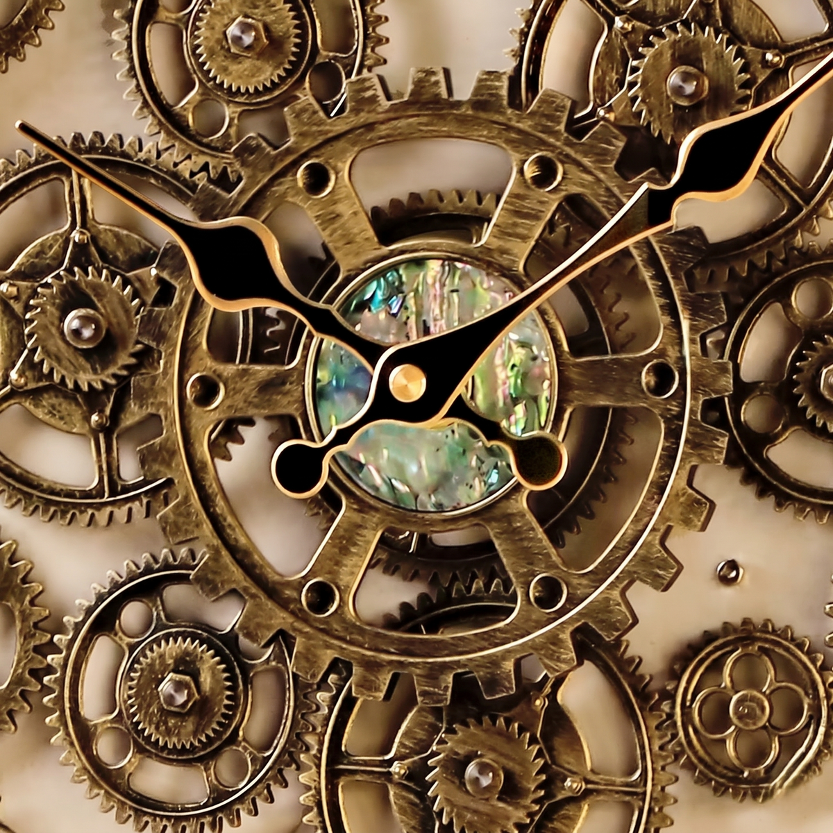 Horloge mécanique steampunk
