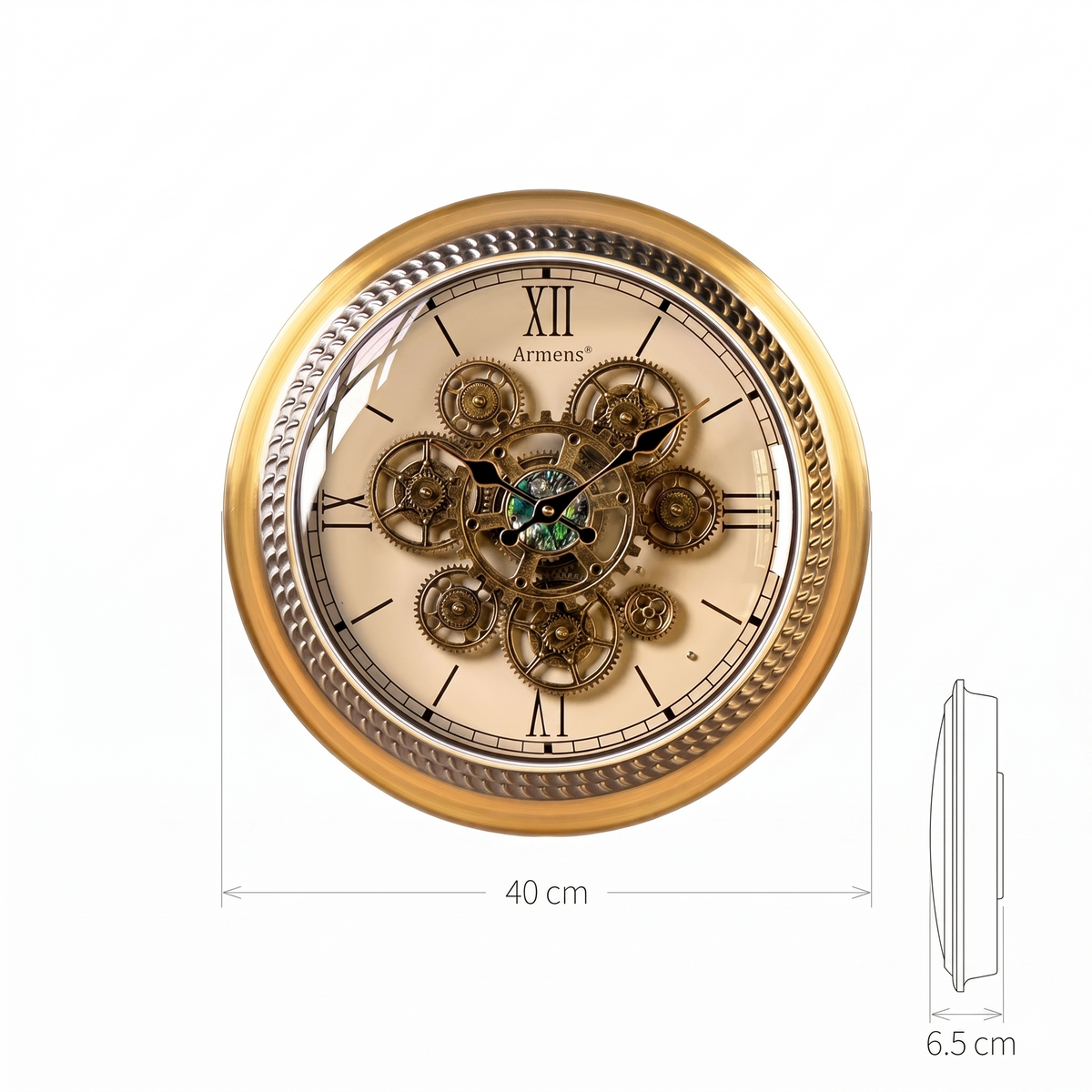 Horloge mécanique steampunk