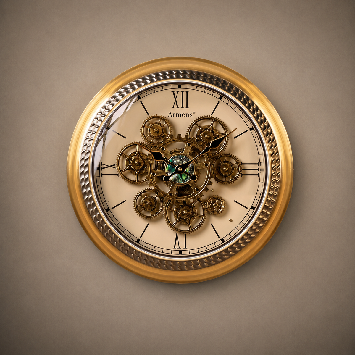 Horloge mécanique steampunk