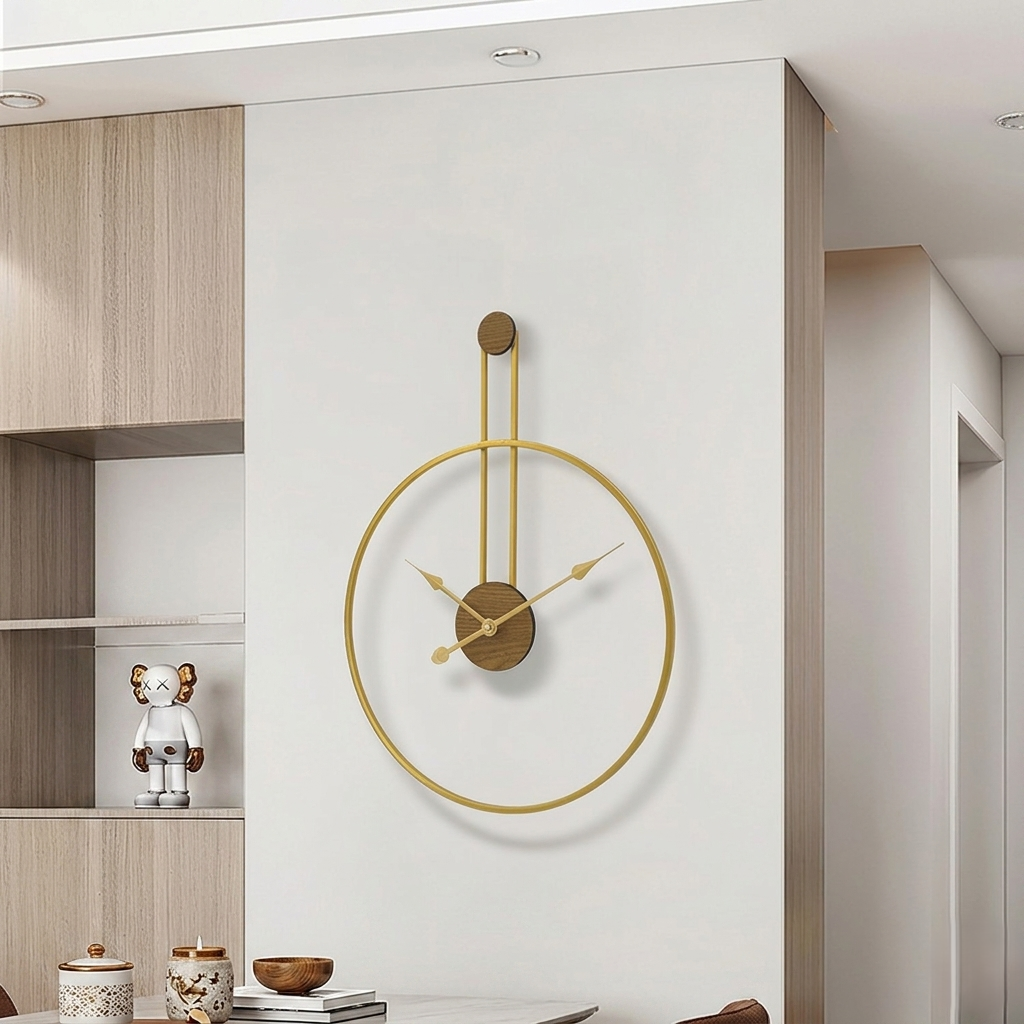 Horloge minimaliste géante