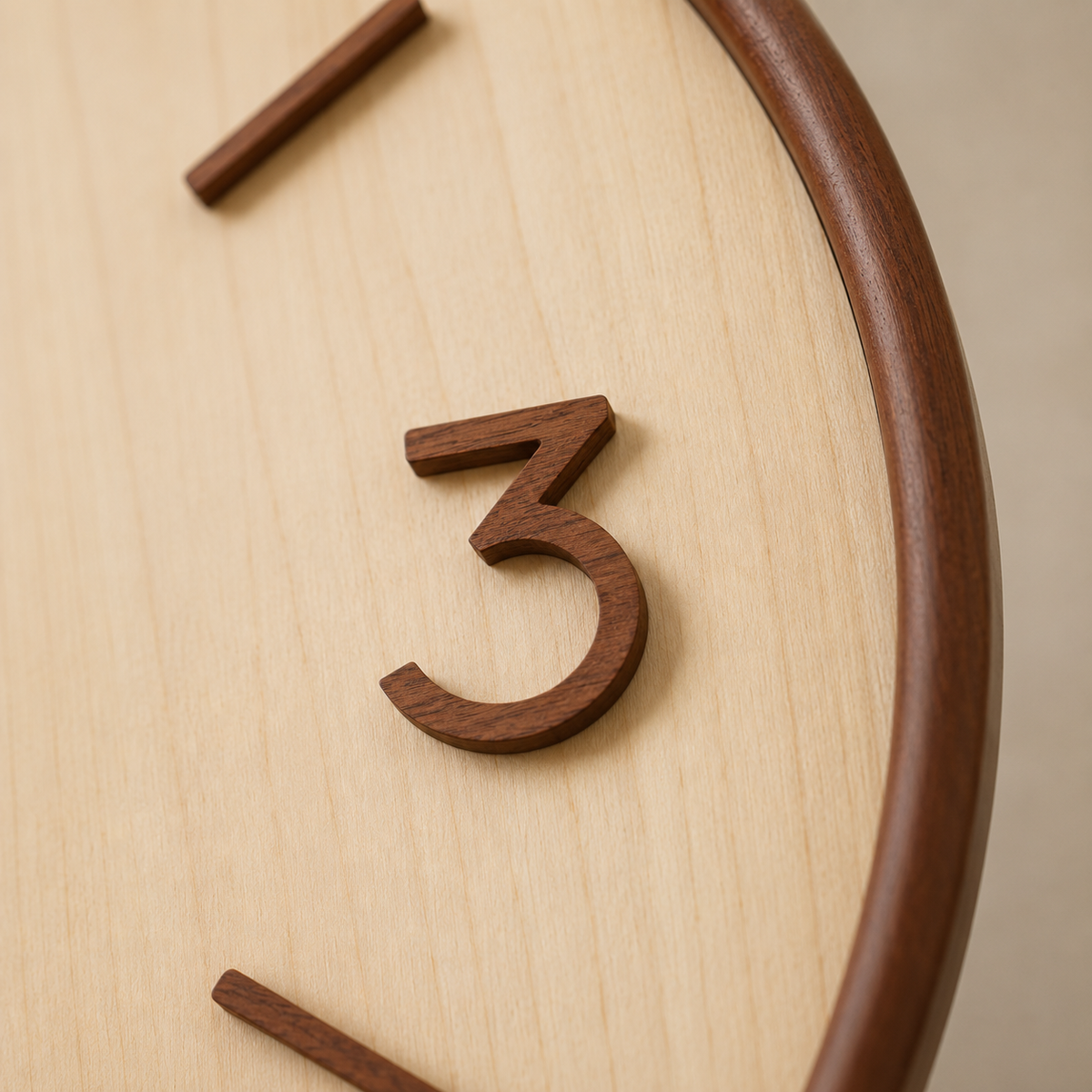 Horloge minimaliste japonais