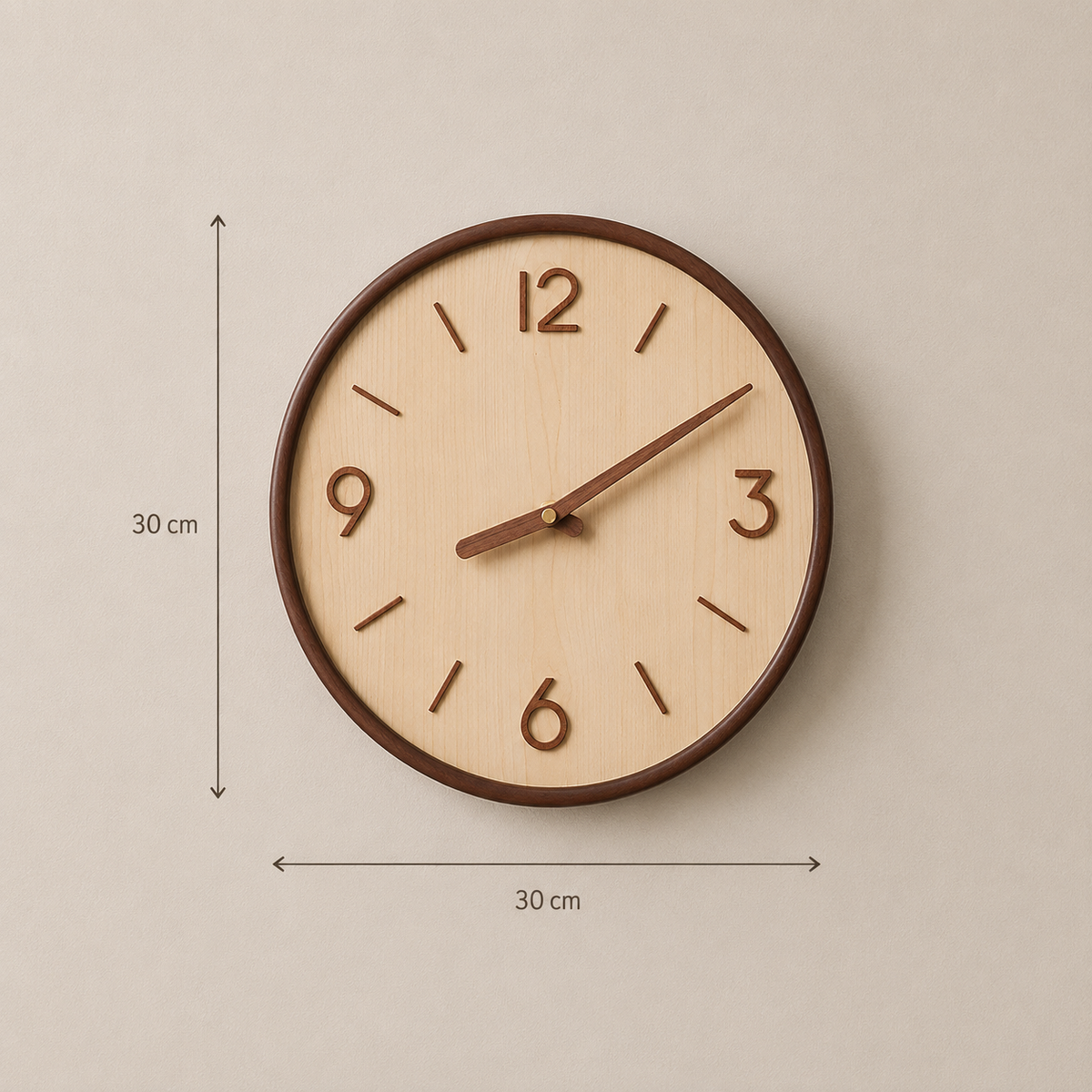 Horloge minimaliste japonais
