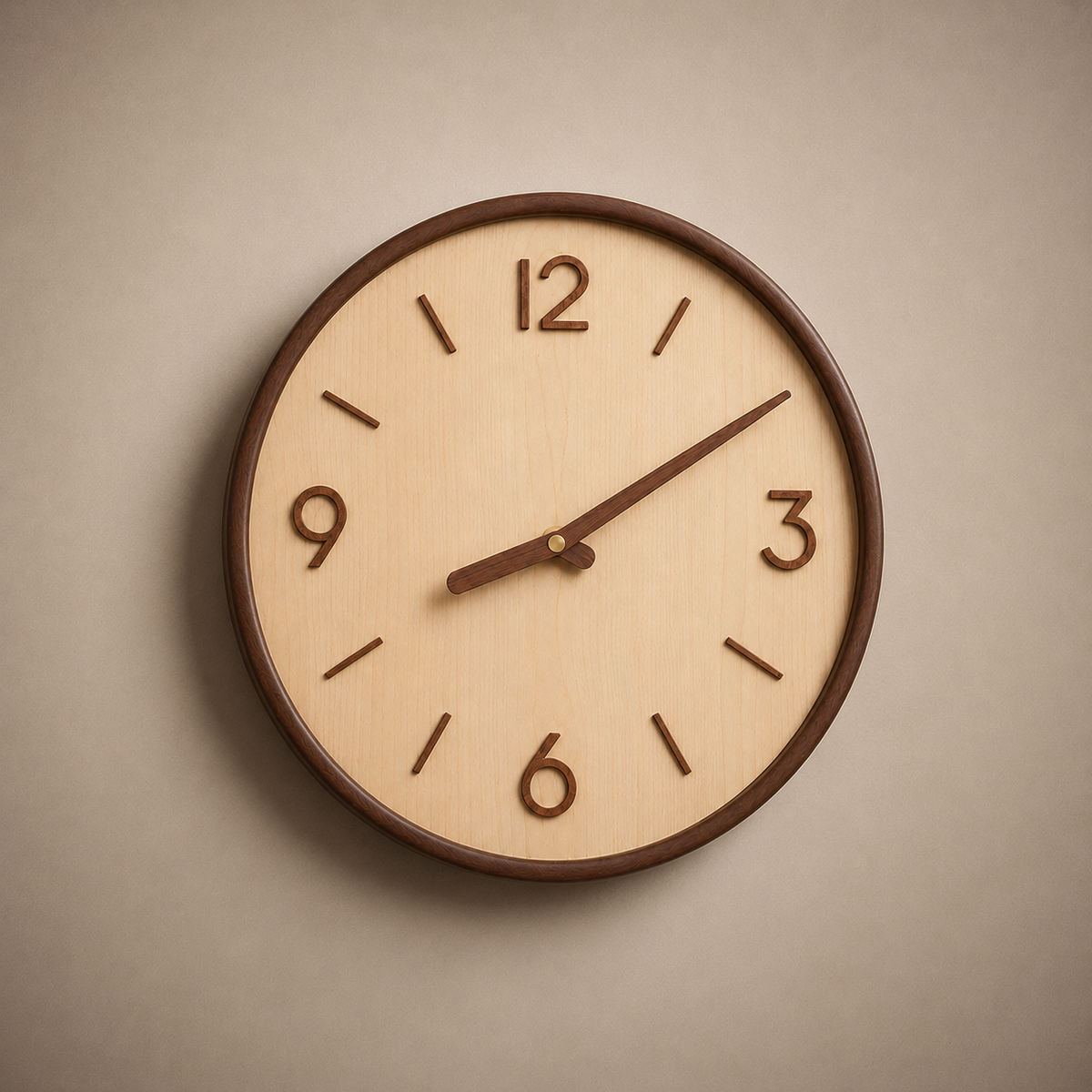 Horloge minimaliste japonais