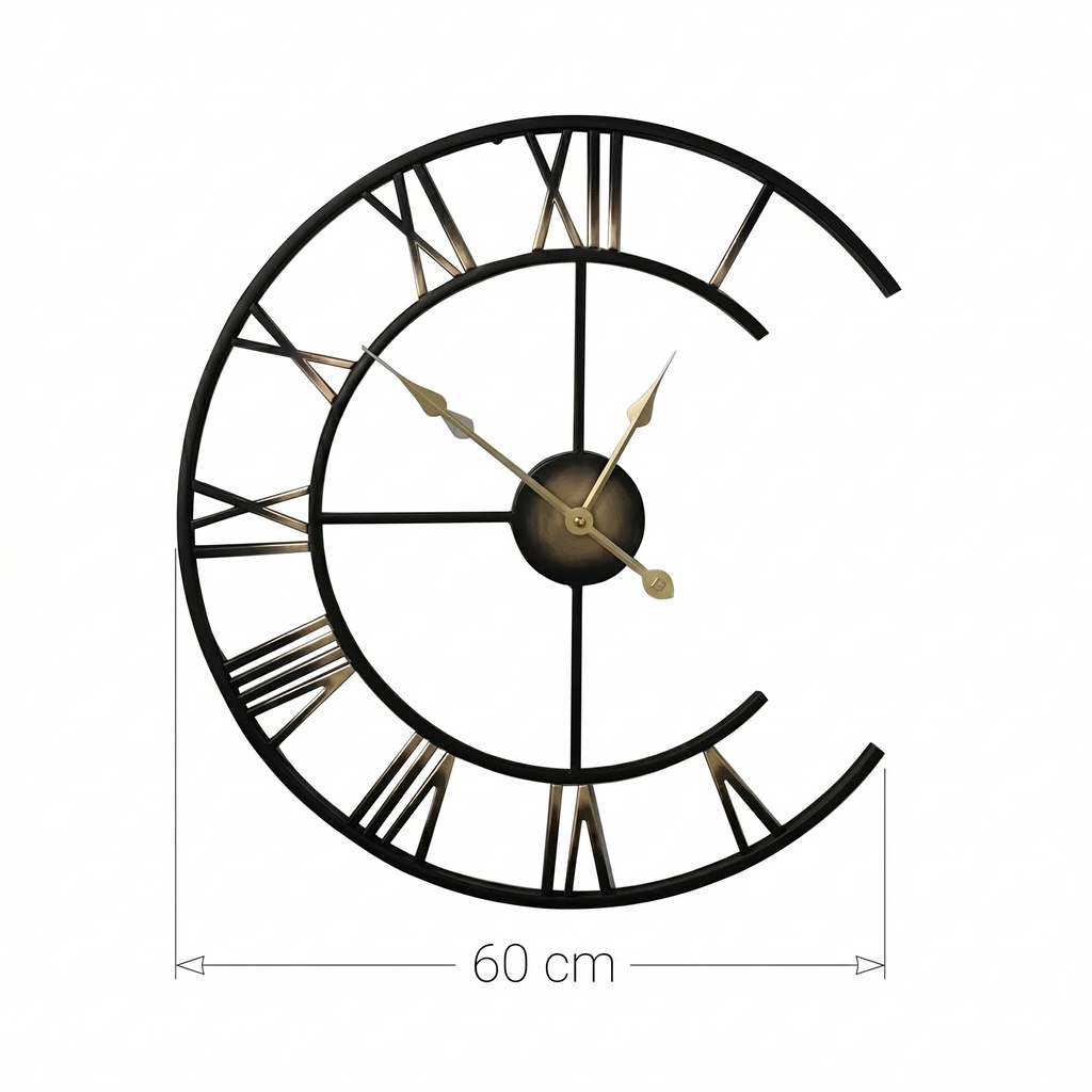Horloge moderne en métal