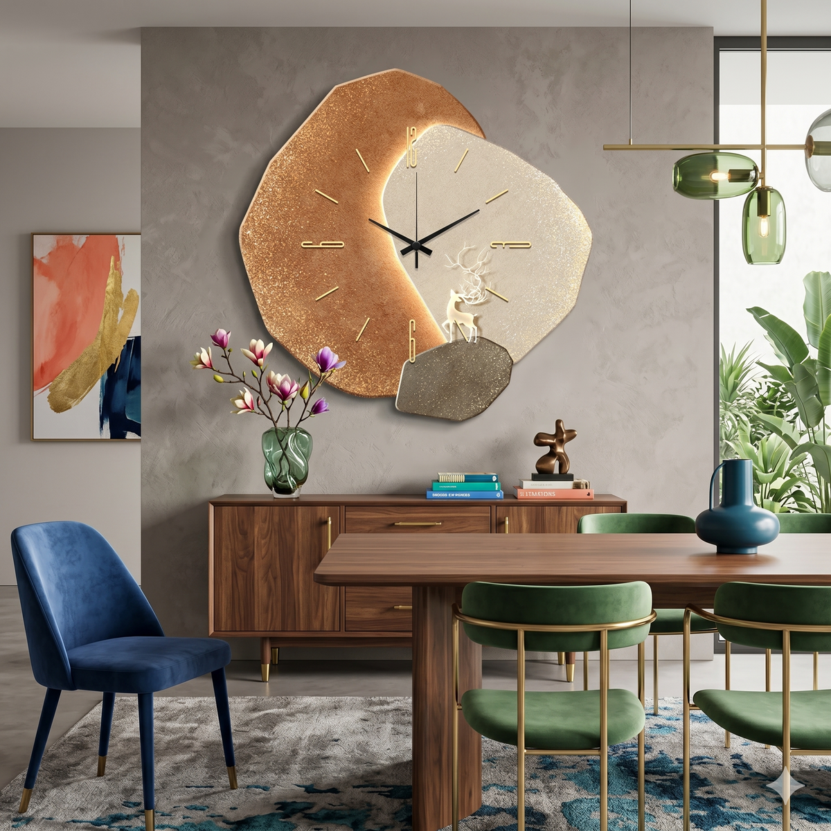 Horloge moderne led