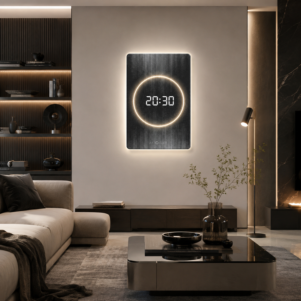 Horloge moderne numérique