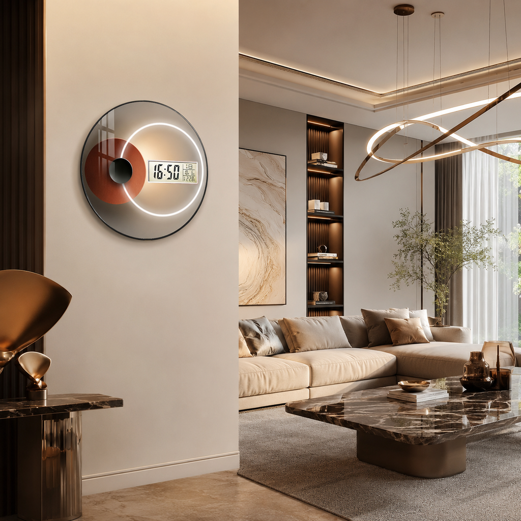 Horloge moderne numérique
