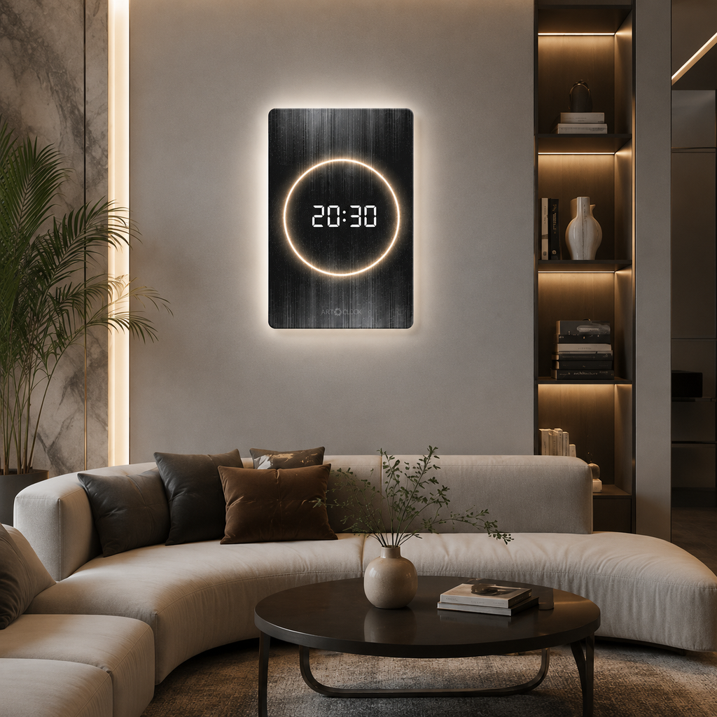Horloge moderne numérique