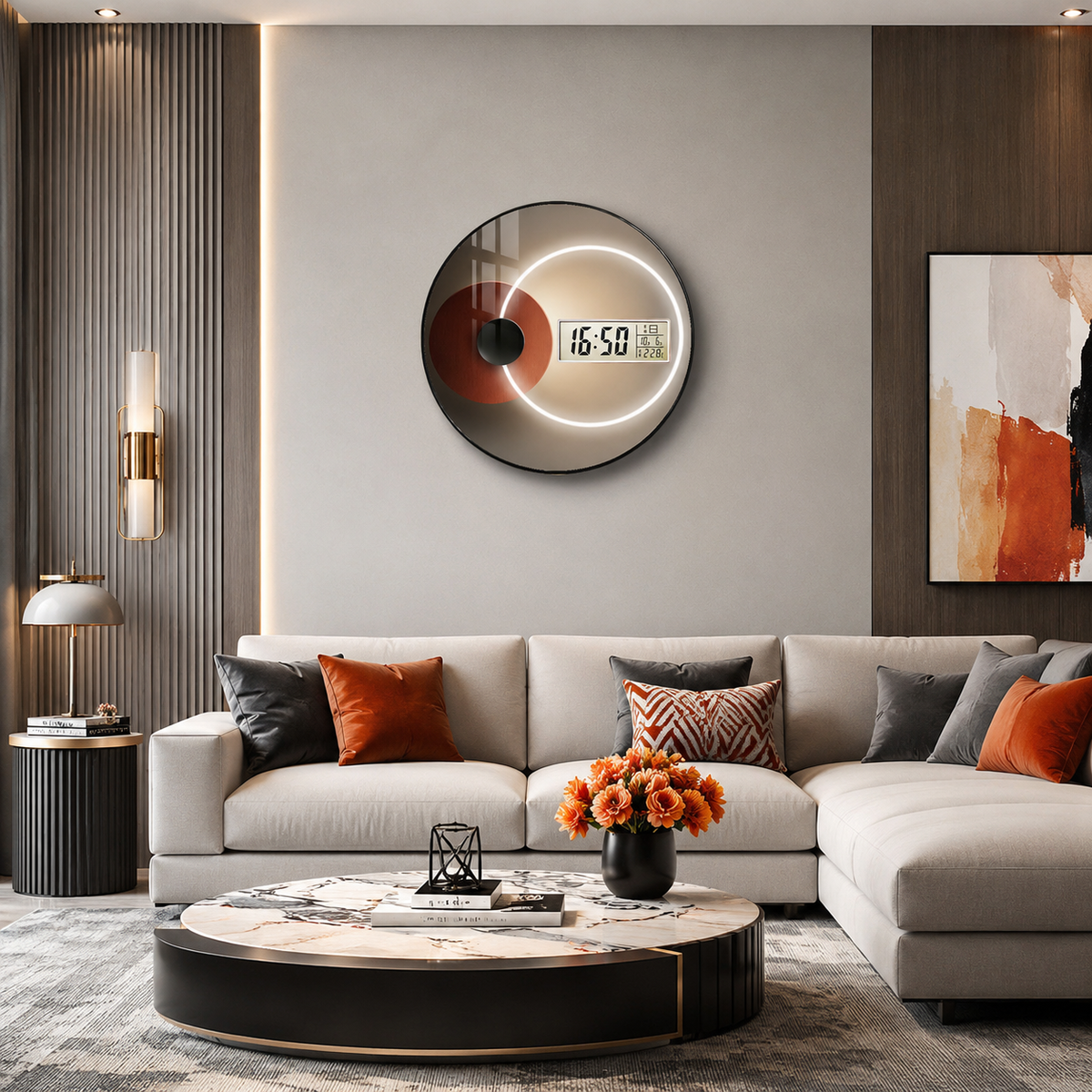 Horloge moderne numérique