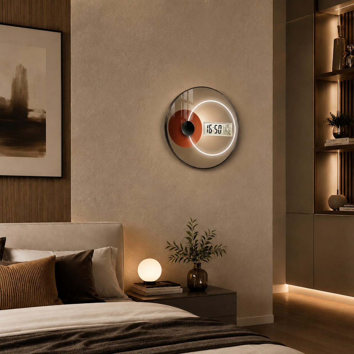 Horloge moderne numérique
