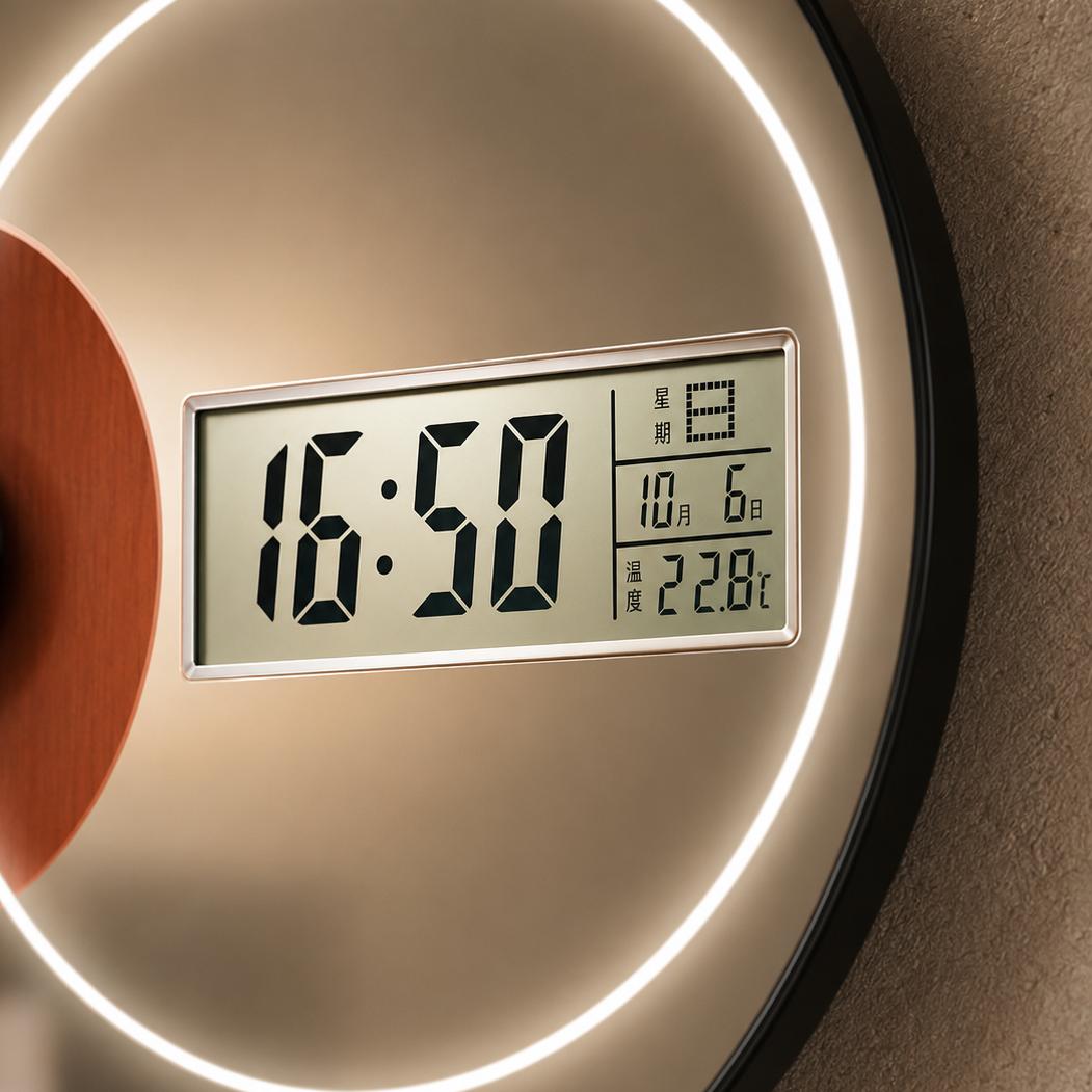Horloge moderne numérique
